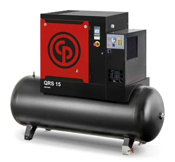 Chicago Pneumatic CPTQRS15HPD-TM | QRS Air Compressor with Dryer