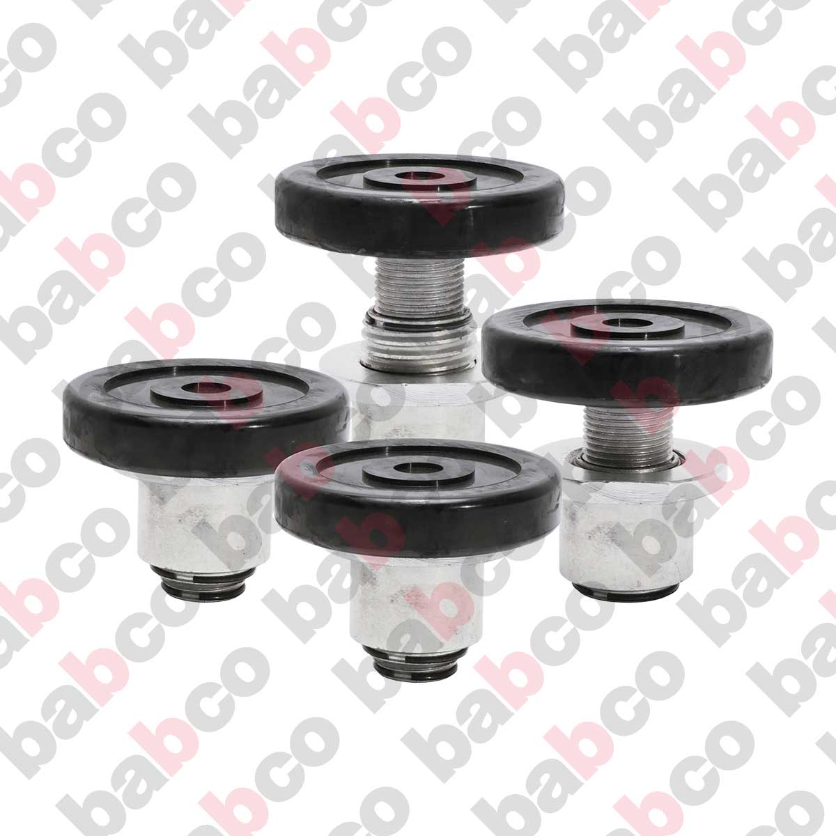 5216520 / SET OF 4 - SCREW Pad Assembly W / Center HOLE / 60mm Pin