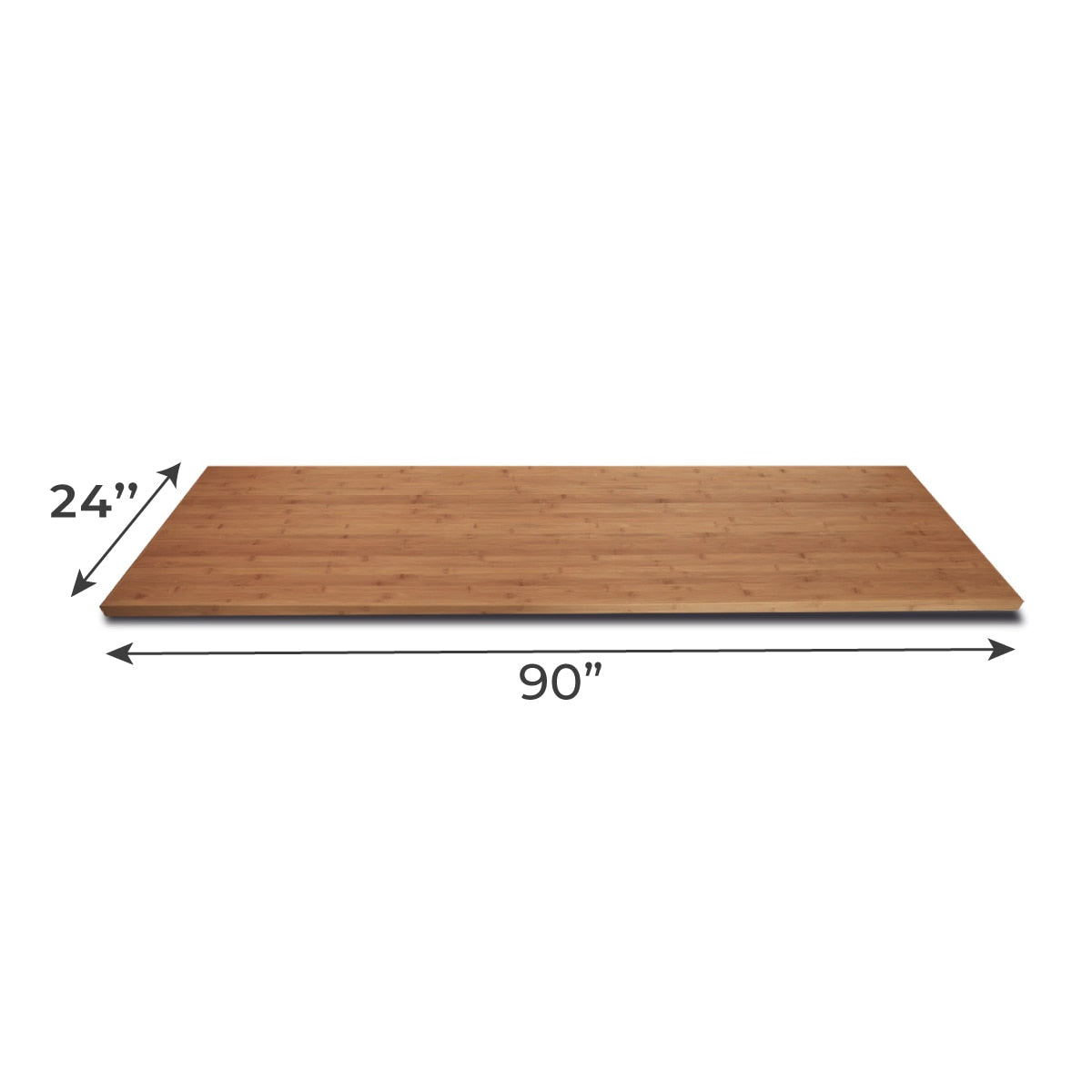 Plateau en bambou / L : 90" P : 24"